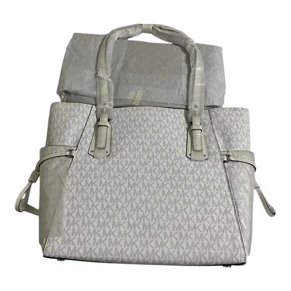 Michael Kors Voyager White Monogram Signature Tote Bag New NWT - Picture 5 of 8